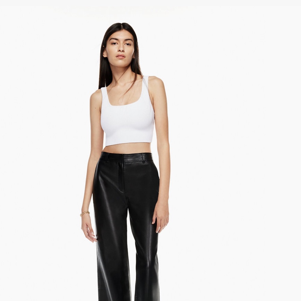 Aritzia Sculpt Knit square neck top